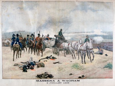 Marszałek Massena w bitwie pod Wagram, Austria, 5-6 lipca 1809, 1904 autorstwa Unbekannt