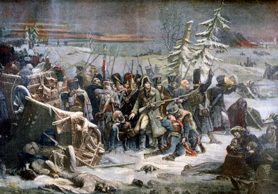 Marshall Ney podczas odwrotu z Rosji, 1812 1894 autorstwa Unbekannt