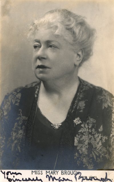 Mary Brough 1863-1834, angielska aktorka, XX wiek autorstwa Unbekannt