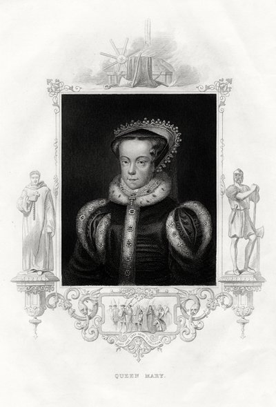 Maria I 1516-1558, znana również jako Maria Tudor, 1860 autorstwa Unbekannt