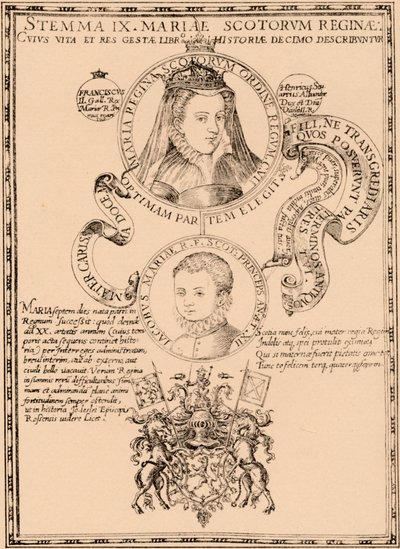 Maria, królowa Szkotów 1542-1587 oraz król Jakub VI i I 1566-1625, 1889 autorstwa Unbekannt