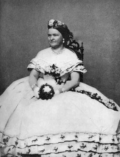 Mary Todd Lincoln, żona prezydenta Abrahama Lincolna, ok. 1860, 1908 autorstwa Unbekannt