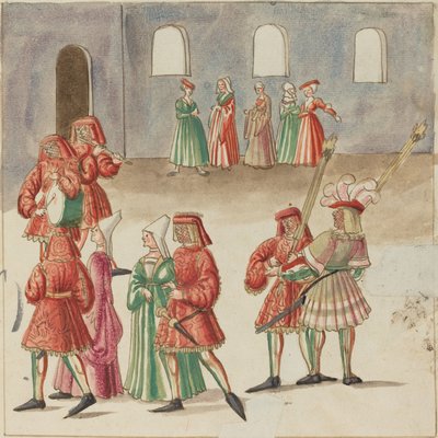 Maskarada, ok. 1515. autorstwa Unbekannt