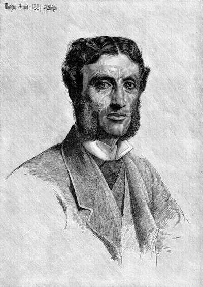 Matthew Arnold 1822-1888, brytyjski poeta, krytyk i pedagog, 1881 autorstwa Unbekannt