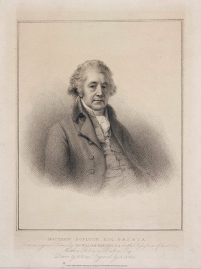 Matthew Boulton, angielski inżynier i przemysłowiec, ok. 1801 autorstwa Unbekannt