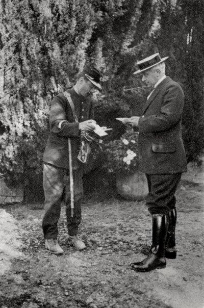 Maurice Maeterlinck, belgijski dramaturg, poeta i eseista, 1915 autorstwa Unbekannt