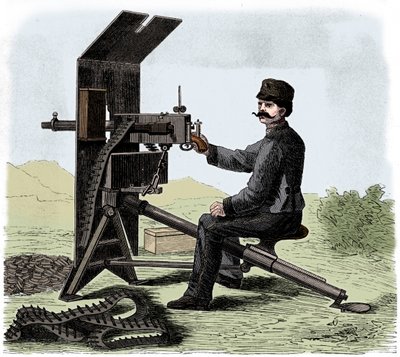 Karabin maszynowy Maxim, ok. 1895 r. autorstwa Unbekannt