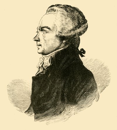 Maximilien Robespierre, ok. 1780, 1890. autorstwa Unbekannt