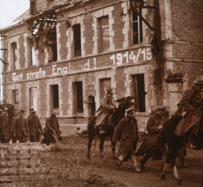 Niech Bóg ukarze Anglię, Bucy-le-Long, północna Francja, c1914-c1918 autorstwa Unbekannt