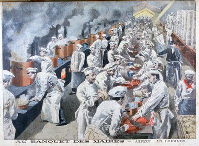 Bankiet Burmistrzów, Paryż, 1900 autorstwa Unbekannt