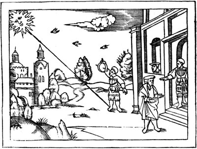 Pomiar wysokości Słońca, 1539 autorstwa Unbekannt