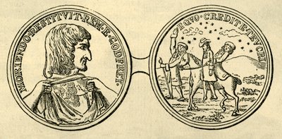 Medal upamiętniający morderstwo Godfreya, c1876. autorstwa Unbekannt
