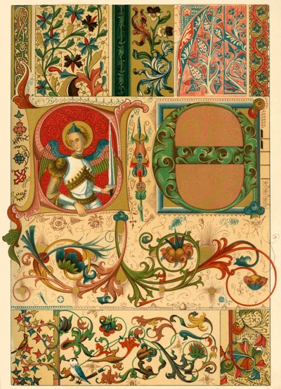 Średniowieczne rękopisy iluminowane, 1898 r. autorstwa Unbekannt
