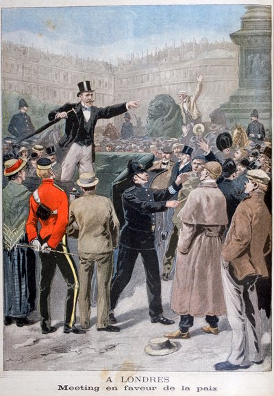 Spotkanie na rzecz pokoju, Londyn, 1899 autorstwa Unbekannt