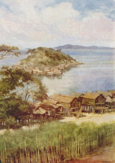 Wioska Melanezyjska, 1924 autorstwa Unbekannt
