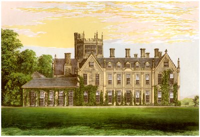 Melbury House, Dorset, dom hrabiego Ilchester, ok. 1880 r. autorstwa Unbekannt