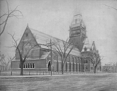 Memorial Hall, Cambridge, Mass., c1897. autorstwa Unbekannt