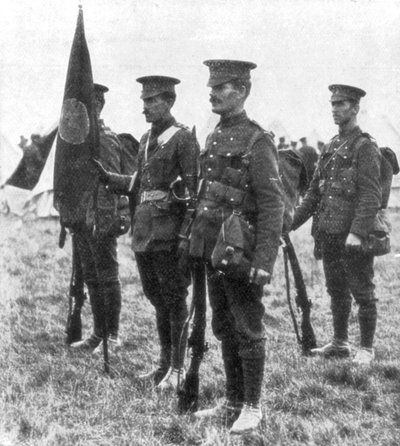 Ludzie z kanadyjskiej lekkiej piechoty księżnej Patricias, 1915 r autorstwa Unbekannt