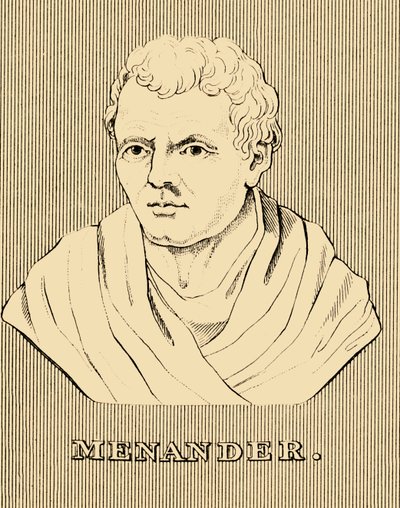 Menander, c342-290 pne, 1830. autorstwa Unbekannt