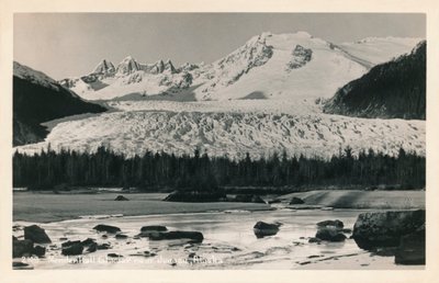 Lodowiec Mendenhall w pobliżu Juneau na Alasce, ok. 1940 r. autorstwa Unbekannt