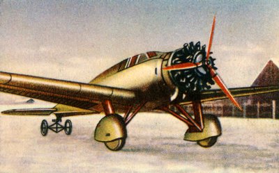 Samolot pocztowy Messerschmitt M 28, 1932. autorstwa Unbekannt