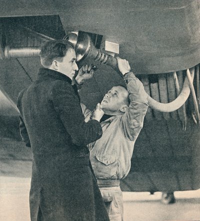 Sposób tankowania samolotu opracowany przez Sir Alana Cobhama, c1936 c1937 autorstwa Unbekannt