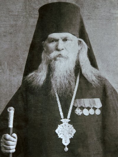Metropolita Sergius Voskresensky rosyjski biskup prawosławny, ok. 1940 r. autorstwa Unbekannt