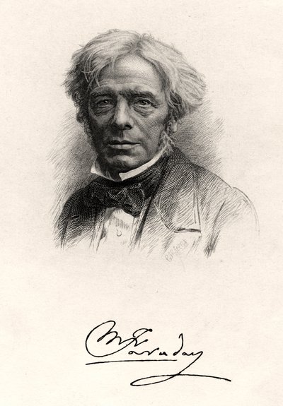 Michael Faraday, brytyjski fizyk i chemik, 1931 autorstwa Unbekannt