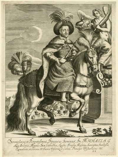Michał Korybut Wiśniowiecki 1640-1673, król polski i wielki książę litewski, ok. 1930 r. 1670 autorstwa Unbekannt