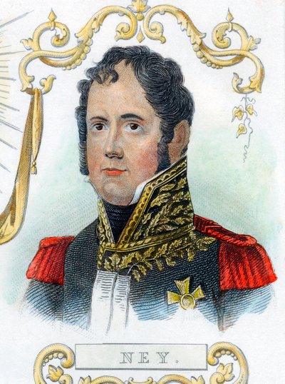 Michel Ney, francuski żołnierz, ok. 1830 r. autorstwa Unbekannt