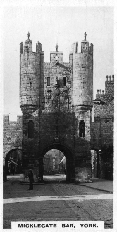 Bar Micklegate, York, ok. 1920 r. autorstwa Unbekannt