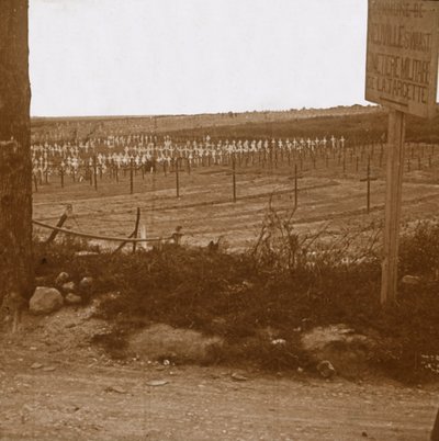 Cmentarz wojskowy, Neuville-Saint-Vaast, północna Francja, c1914-c1918 autorstwa Unbekannt