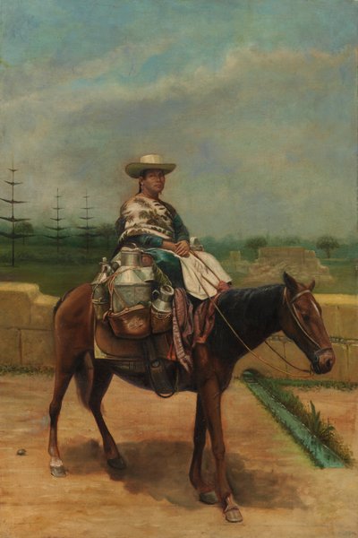 Kobieta Mleka, ok. 1890-1892. autorstwa Unbekannt