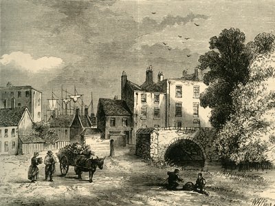 Most Stawu Młyńskiego, 1826 r., ok. 1878 r. autorstwa Unbekannt