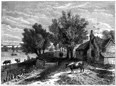 Millbank, Londyn, ok. 1800 r. 1891 autorstwa Unbekannt