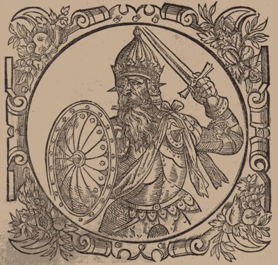 Mindaugas, król Litwy Od: Sarmatiae Europeae desscriprio... by A. Guagnini, 1578 autorstwa Unbekannt