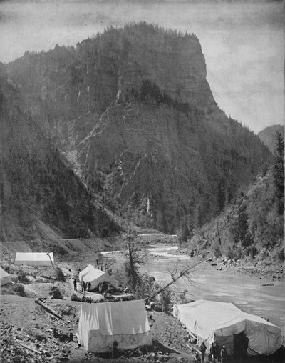 Obóz górniczy, Nevada, ok. 1897 r. autorstwa Unbekannt