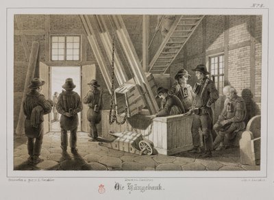 Górnictwo, kopalnia rud metali, Niemcy, ok. 1851 autorstwa Unbekannt