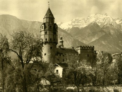 Wieża Mennicowa, Hall, Austria, c1935. autorstwa Unbekannt