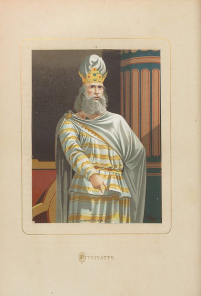 Mitrydates. Od: Znani mężczyźni i kobiety wszechczasów autorstwa Juana Landy, 1875-1877. autorstwa Unbekannt