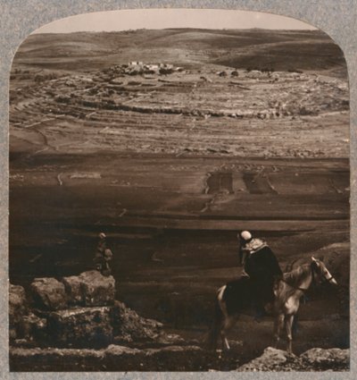 Mispa, z kamiennym filarem Jakuba, ok. 1900 autorstwa Unbekannt