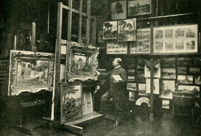 Monsieur Detaille w swojej pracowni, 1900. autorstwa Unbekannt