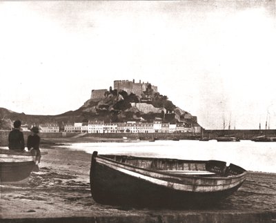 Zamek Mont Orgueil, Jersey, 1894. autorstwa Unbekannt