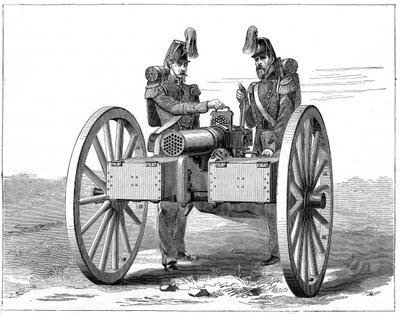 Karabin maszynowy Montigny, 1870 autorstwa Unbekannt