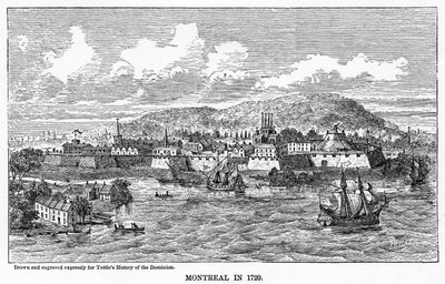 Montreal w 1729, 1877 autorstwa Unbekannt