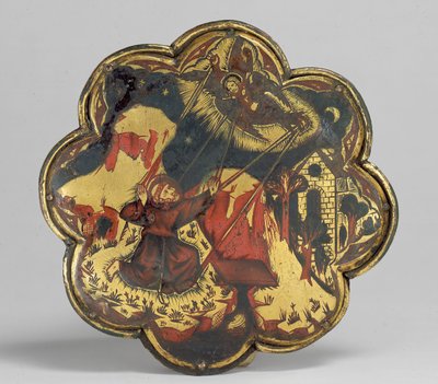 Morse ze św. Franciszkiem z Asyżu otrzymujący stygmaty, włoski, ca. 1300-1350. autorstwa Unbekannt