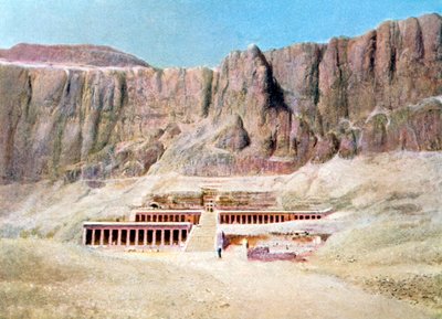 Świątynia grobowa Hatszepsut, Deir el Bahari, Luksor, Egipt, XX wiek autorstwa Unbekannt