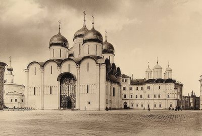 Moskwa. Katedra Zaśnięcia Najświętszej Maryi Panny. około 1900 autorstwa Unbekannt