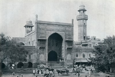 Meczet Wazira Chana, Lahore, ok. 1942 r. autorstwa Unbekannt