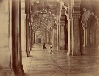Moti Masjid: Perłowy Meczet we wnętrzu Fortu Agra, lata 1860-70. autorstwa Unbekannt